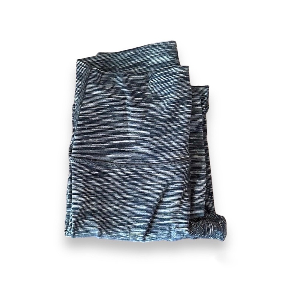 Lululemon Wunder Under Luon Striped Pants 25” size 2